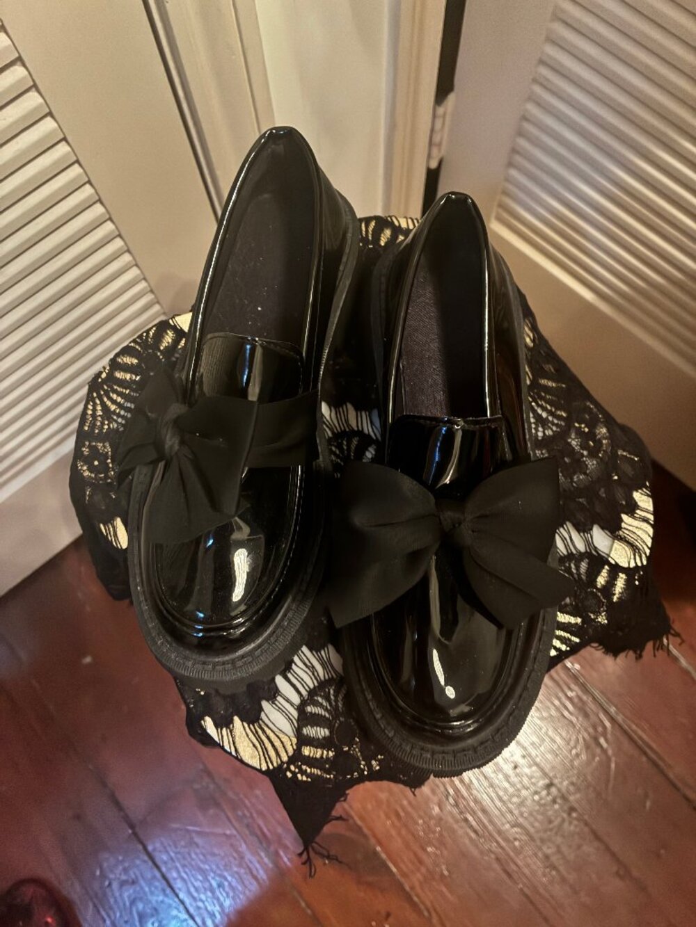 Black Patent Loafer